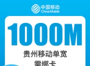 贵州移动单宽带-鸿鹄-贵州移动1000M单宽-2年-详情